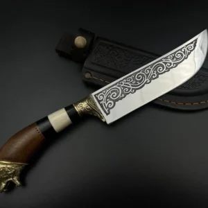 Handmade knife “Pchak”. Uzbek knife, Valentine’s day gift. Fixed blade knife,custom hunting knife, survival, skinning